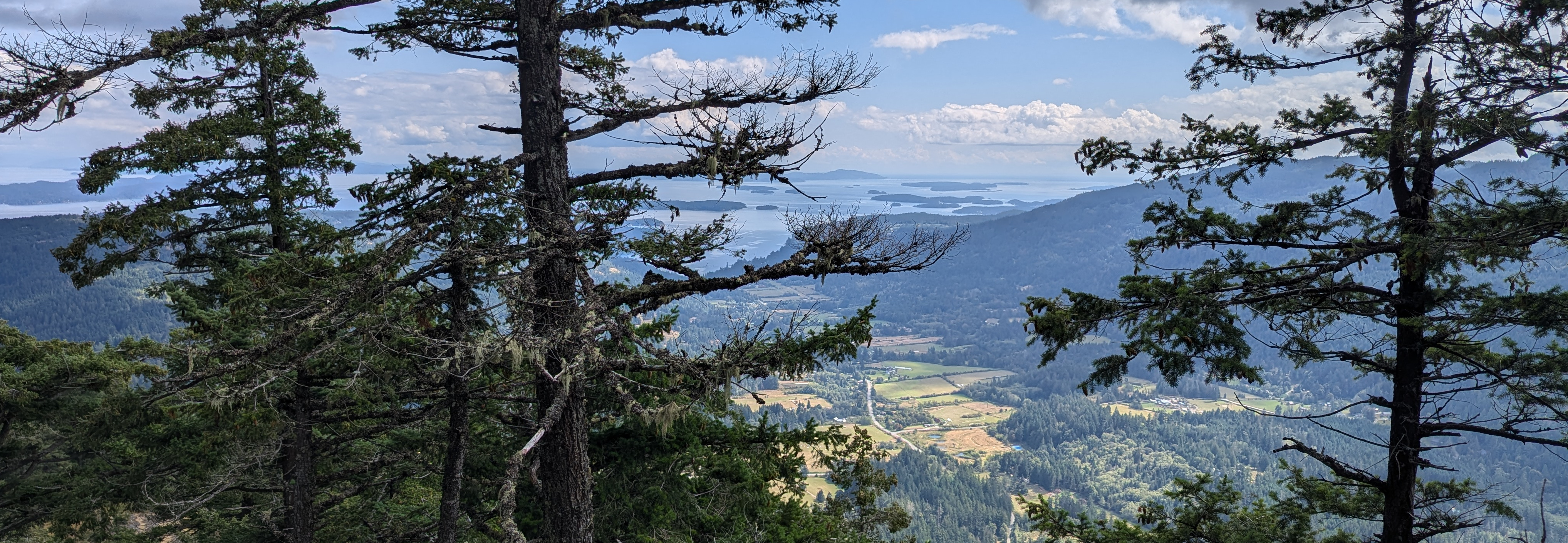 View of Burgoyne Valley from Mt. Maxwell, Salt Spring Island